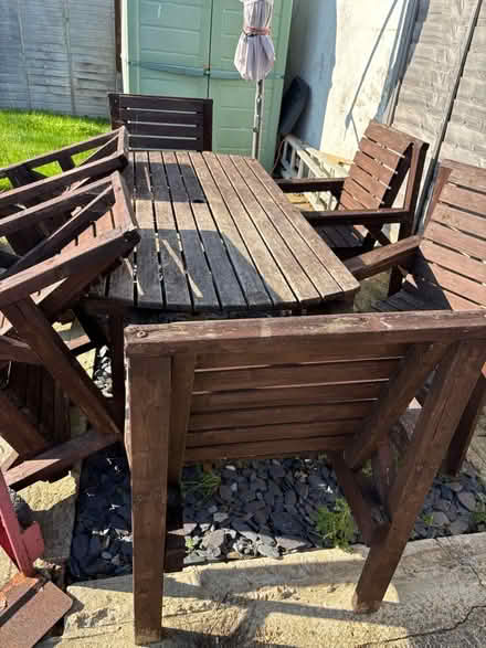 Photo of free Garden table and chairs (Pevensey BN24) #1