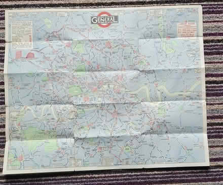 Photo of free 1924 London General Bus Routes Map (Newark) #2