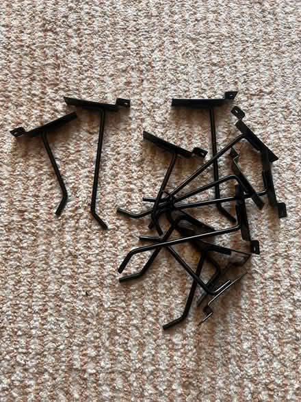 Photo of free Slatwall Grid Hooks, Wire Clips (Columbia Heights) #1