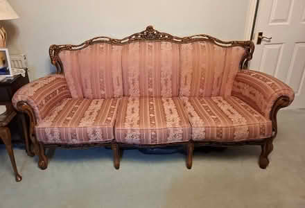 Photo of free Two Pink sofas (Pilgrims' Hatch CM15) #1