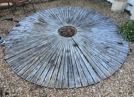 Photo of free Wooden circular decking (Normandy, GU3) #1