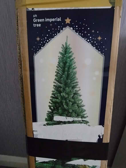 Photo of free 6ft Christmas tree. Boxed (Walton. Liverpool L4) #1