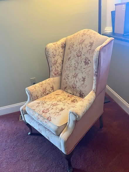 Photo of free Wingback chair (East Goshen) #1