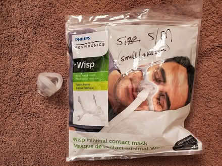 Photo of free 2 CPAP Wisp cushions S/M, brand new (DeAnza Blvd - Stvns Crk & 280) #1