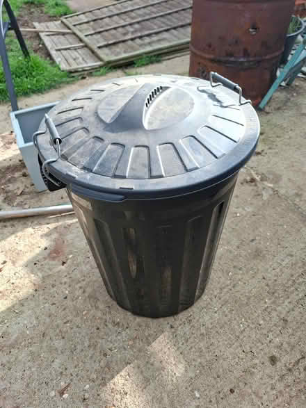 Photo of free Wood Cabinet and Plastic Bin (Ipswich, IP3 IP3) #2