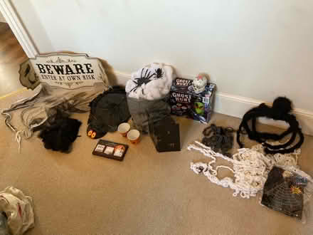 Photo of free Halloween decorations etc, fake nails, cups (Amersham Common HP7) #1