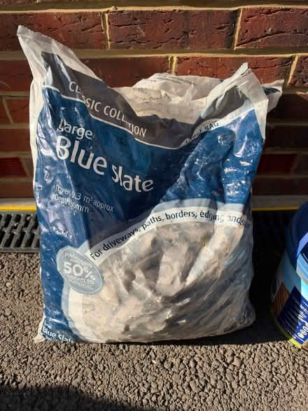 Photo of free Blue Garden Slate(1.5 Bags) (Hampden Park BN22) #1