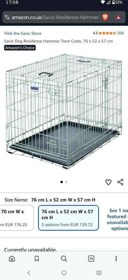 Photo of free Foldable metal pet crate Large (Lucan village) #4