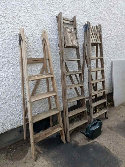 Photo of free 3 Wooden Step Ladders (Wheathampstead AL4) #2