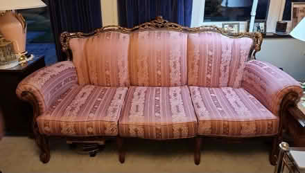 Photo of free Two Pink sofas (Pilgrims' Hatch CM15) #2