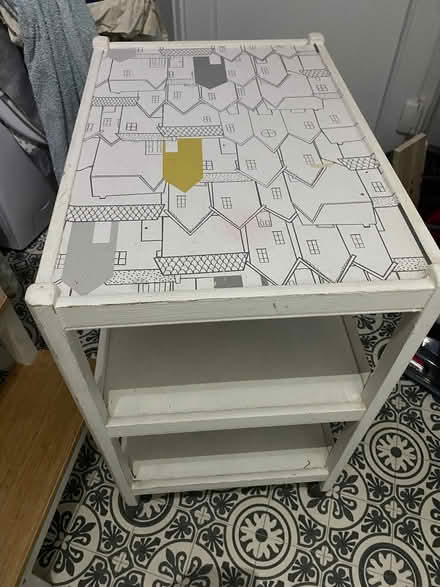 Photo of free Wooden trolley on castors (Orchard Park HU6) #1