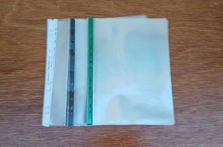 Photo of free A4 clear plastic document sleeves (Emsworth PO10) #1